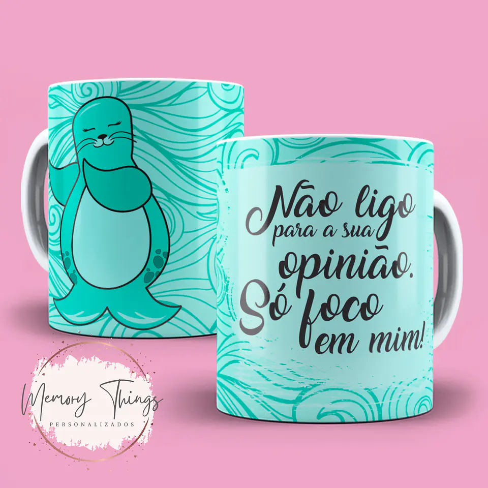 Coleção Caneca Foca Focada 17