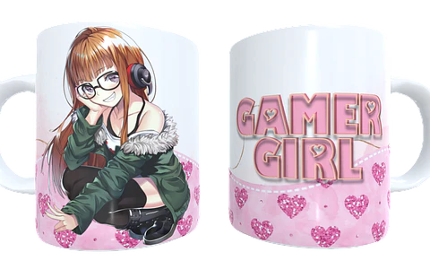 Coleção Caneca Gamer Girl