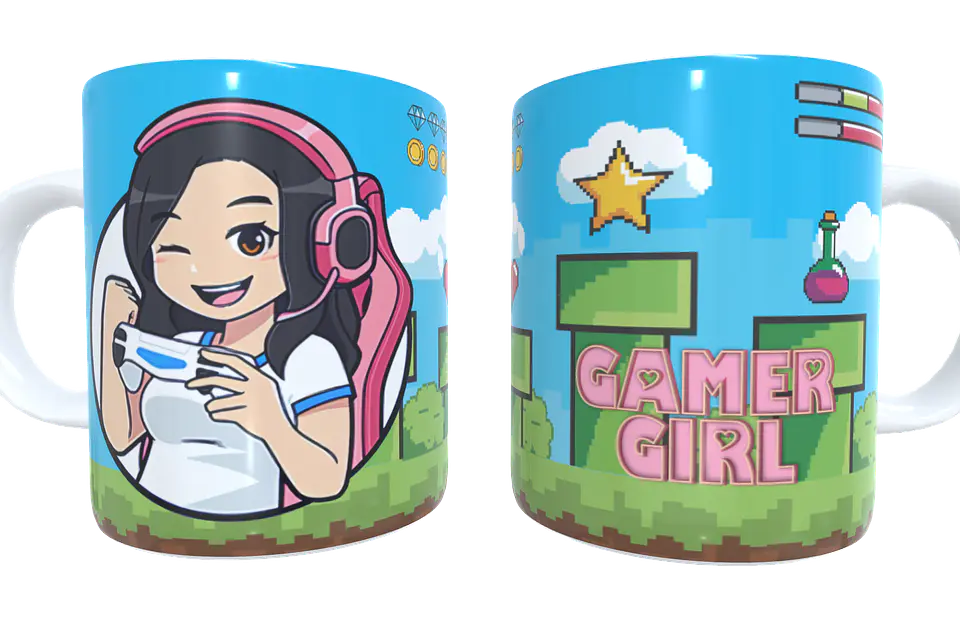 Gamer Girl Mug Collection 6