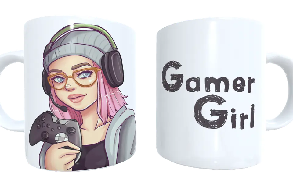 Gamer Girl Mug Collection 8