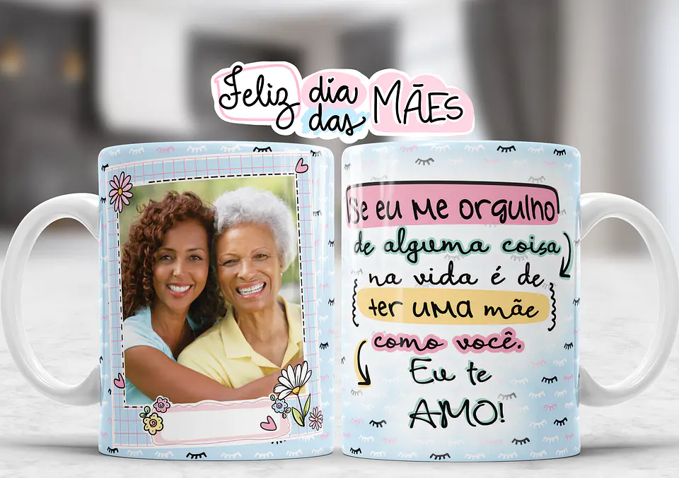 Coleção Canecas Dia da mãe Carinho 20