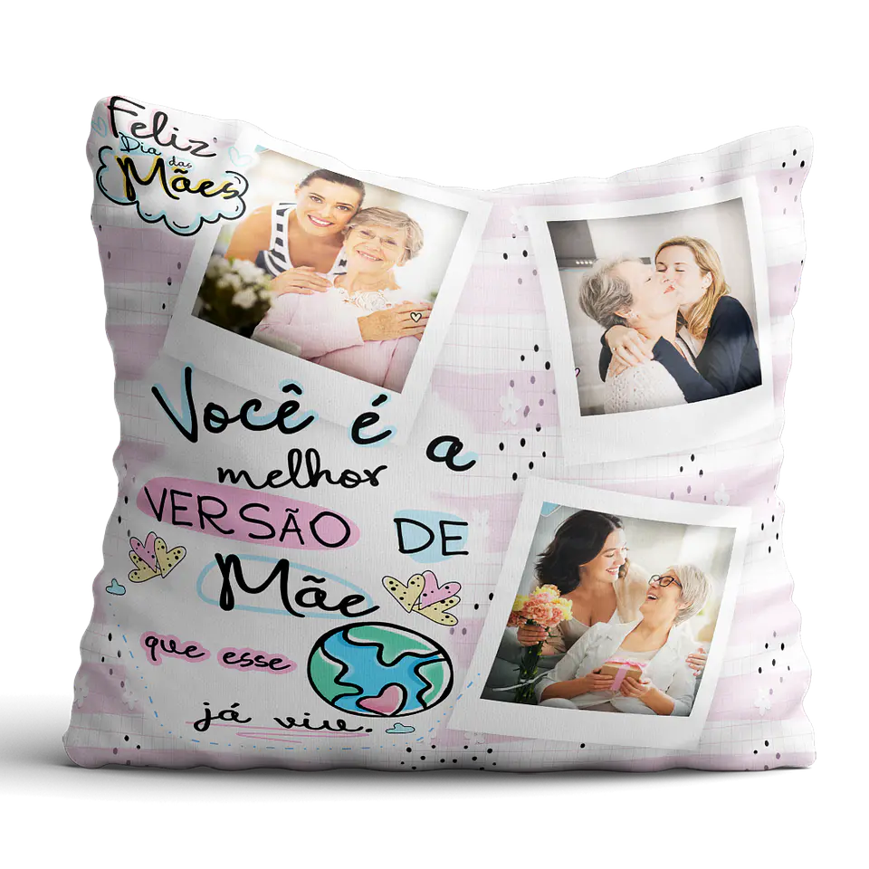Decorative Mother's Day Pillow in Naninha style 1