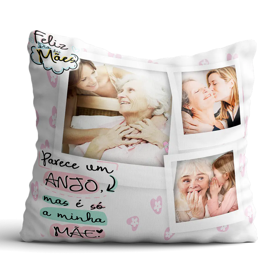 Decorative Mother's Day Pillow in Naninha style 2