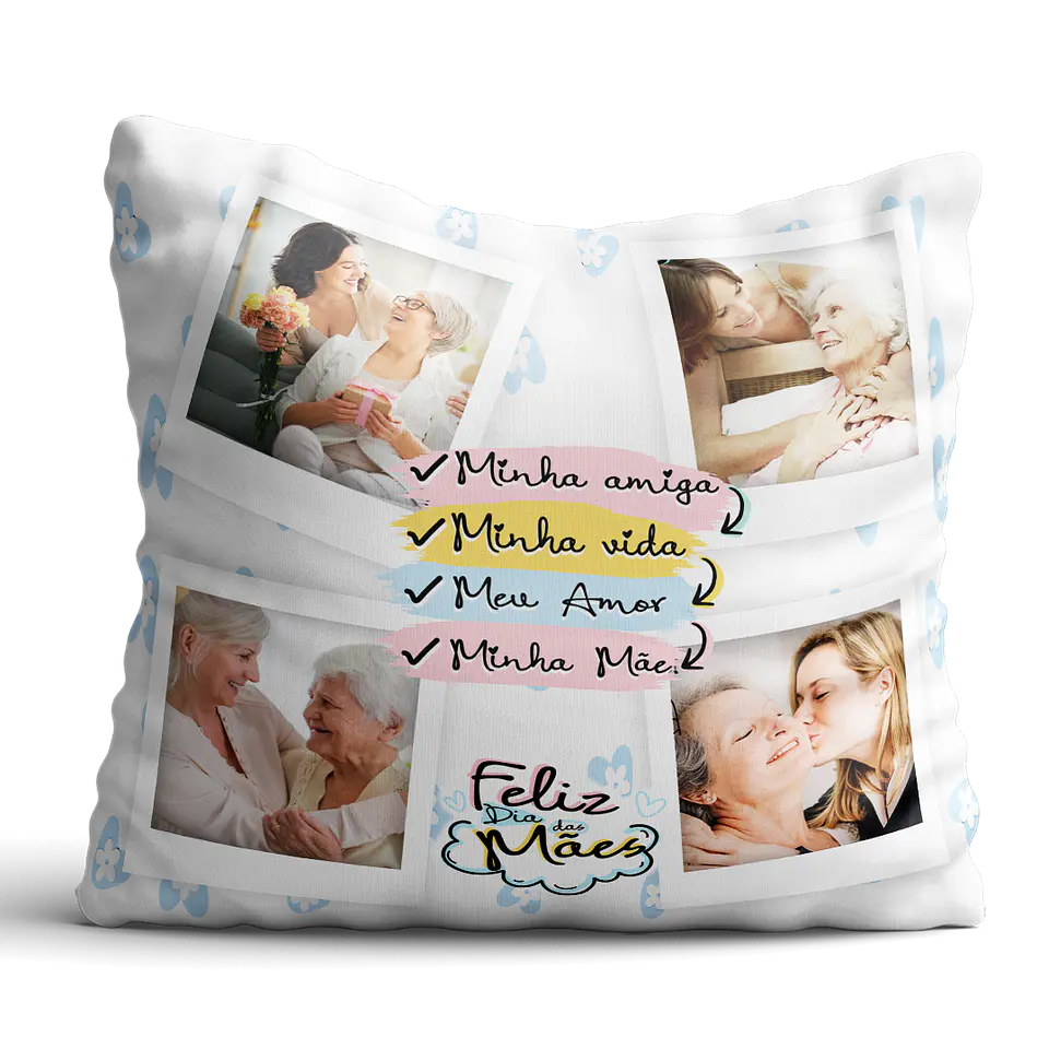 Decorative Mother's Day Pillow in Naninha style 3