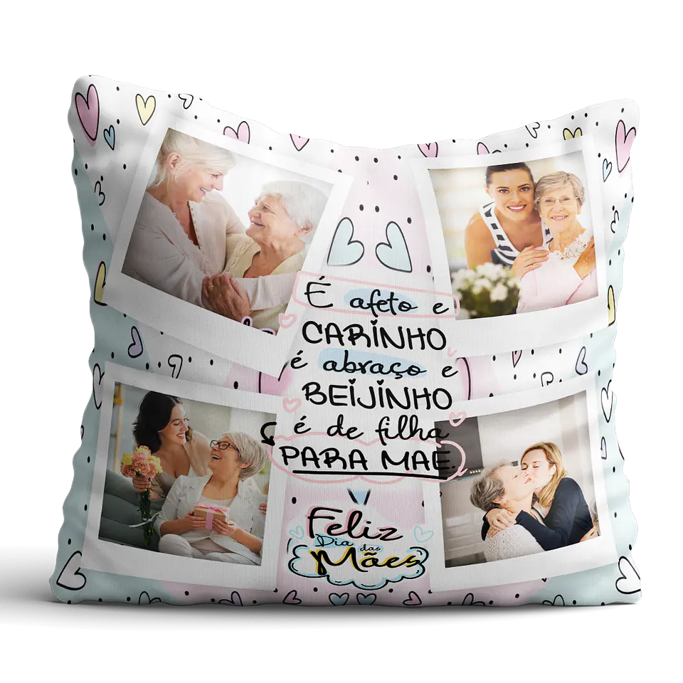 Decorative Mother's Day Pillow in Naninha style 9