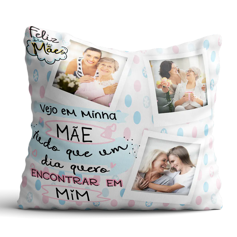 Decorative Mother's Day Pillow in Naninha style 10