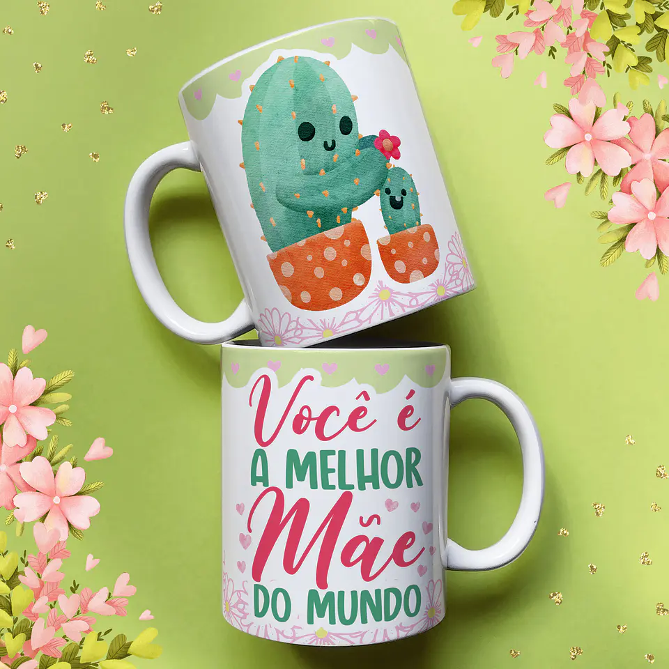 Coleção Canecas Mãe Cactus 10