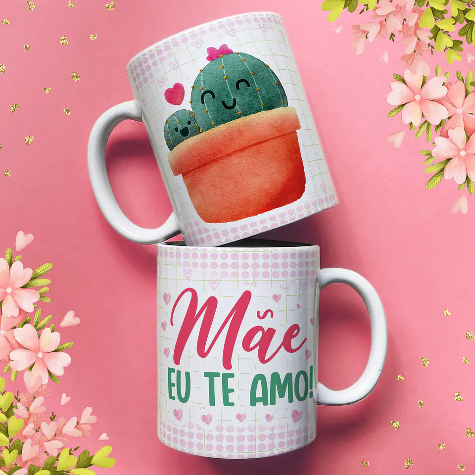 Coleção Canecas Mãe Cactus 12