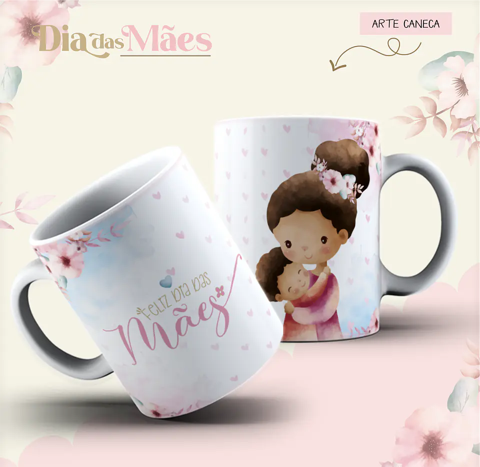 Coleção Caneca Coração de Mãe 4