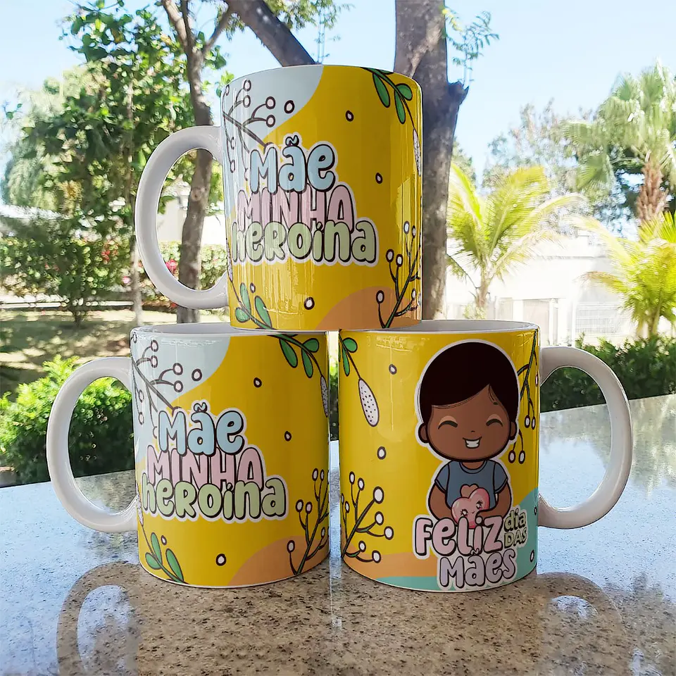 Colección de tazas de muñecas mamá 1