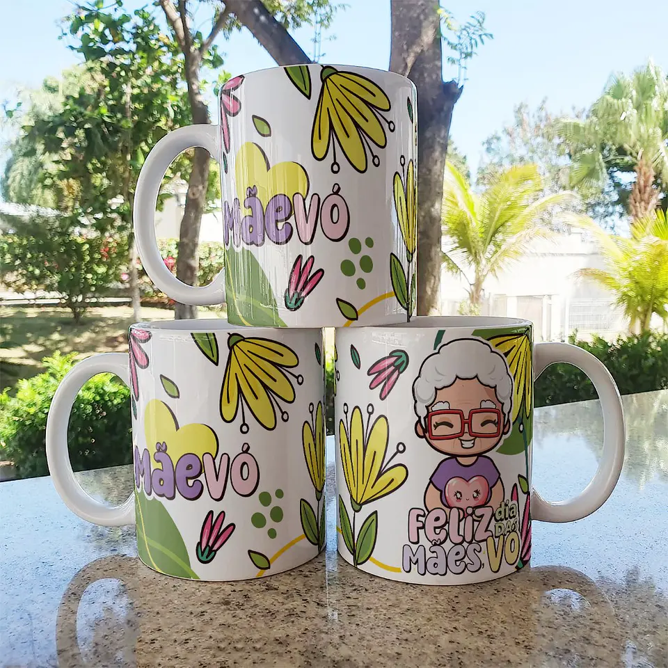 Colección de tazas de muñecas mamá 10