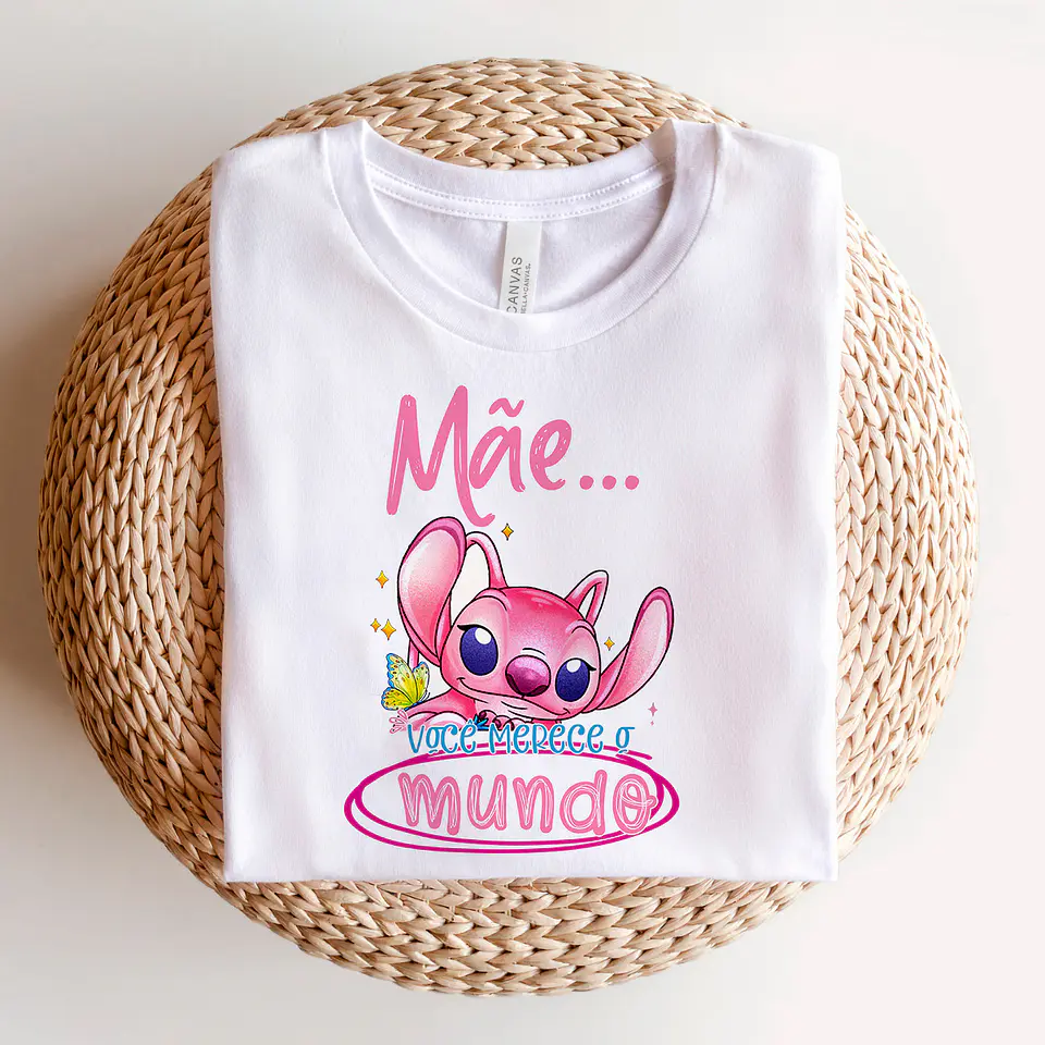T-shit S.T.I.T.C.H. Dia da Mãe 5