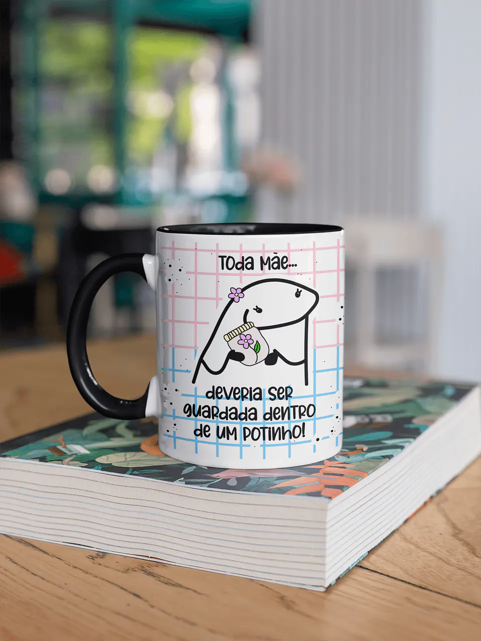 Coleção Caneca Mãe Amanda - Alça Colorida 12