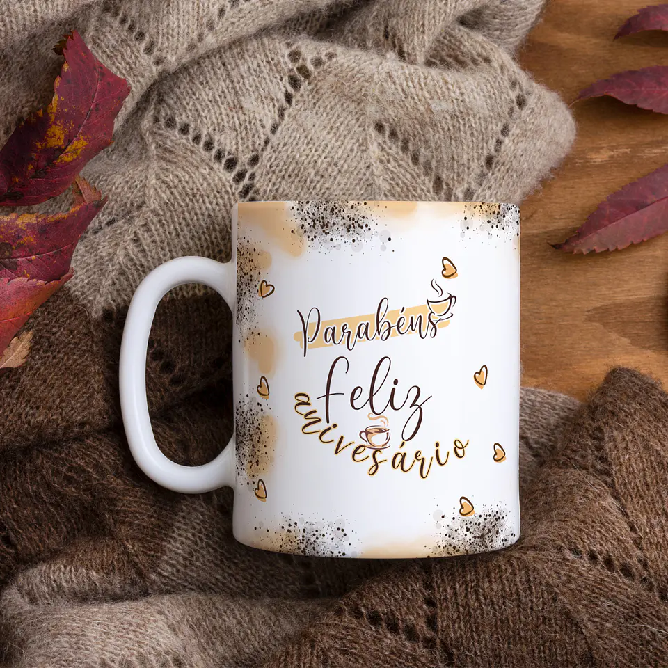 Cumpleaños con tazas de café 13