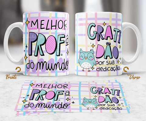Caneca Corujinha Professores 2