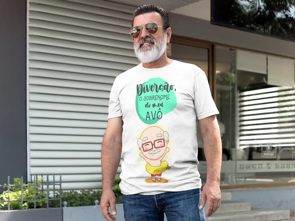 T-shirt para a melhor vovó e vovô 2