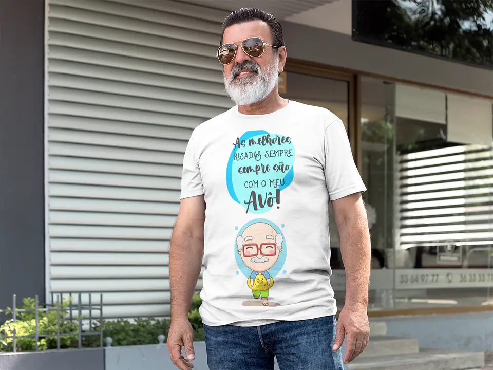 T-shirt para a melhor vovó e vovô 3