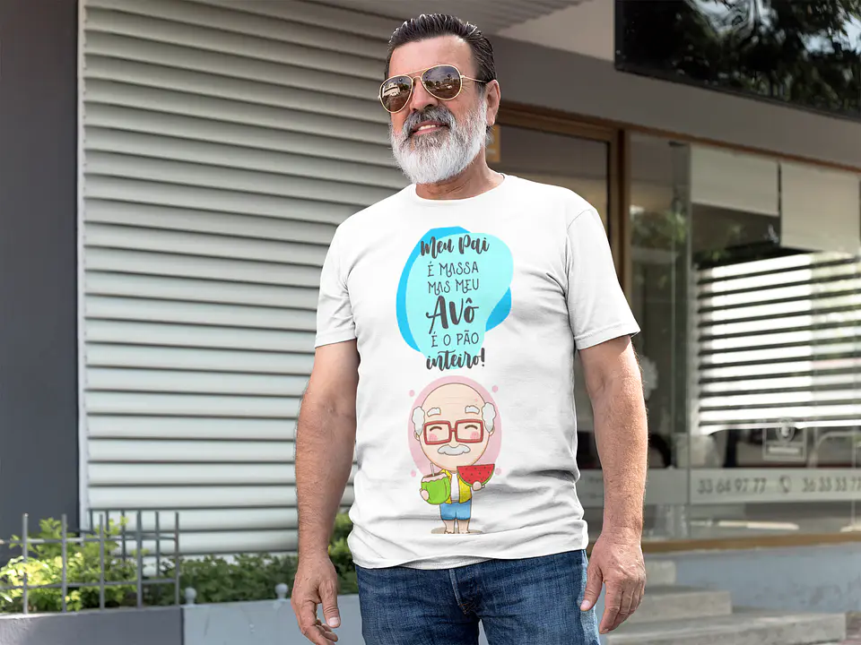 T-shirt para a melhor vovó e vovô 6