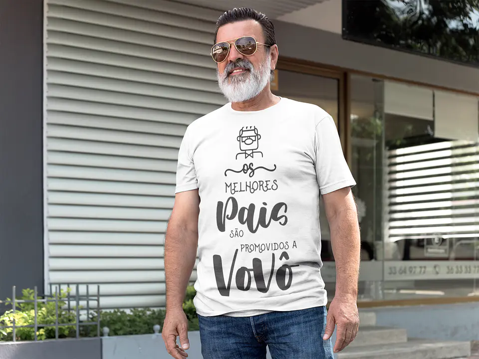 T-shirt para a melhor vovó e vovô 8