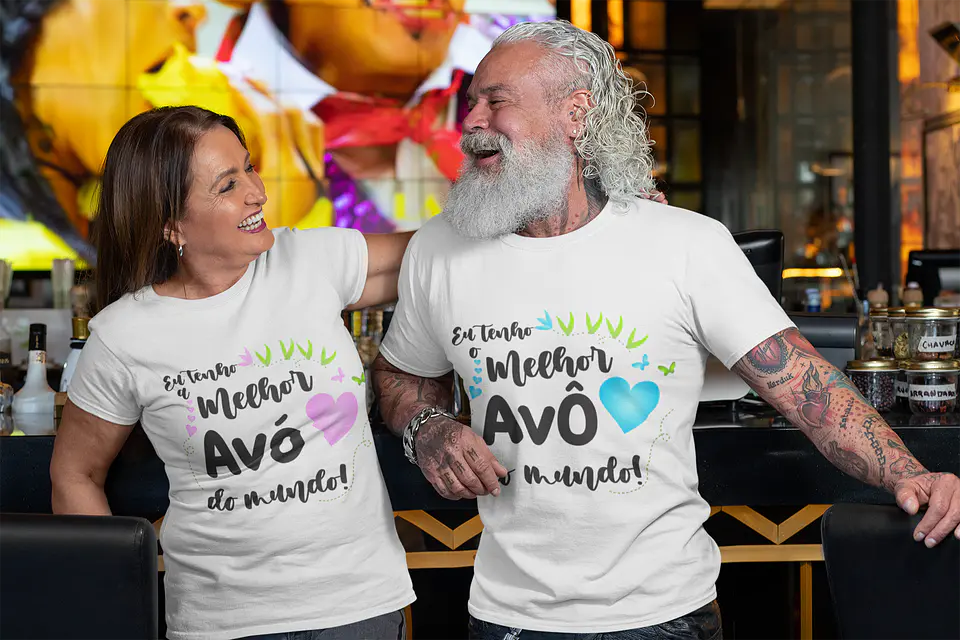 T-shirt para a melhor vovó e vovô 11