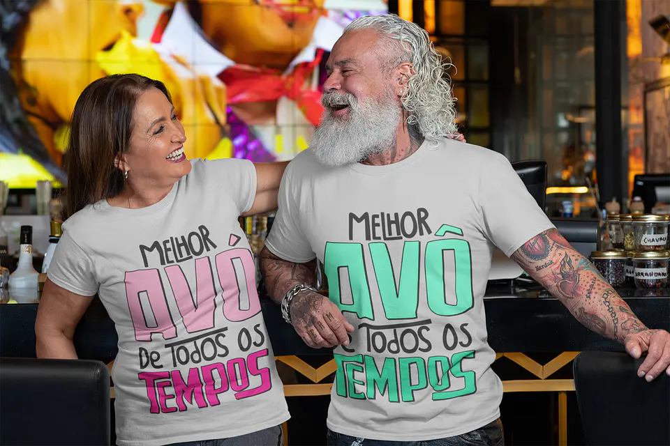 T-shirt para a melhor vovó e vovô 12