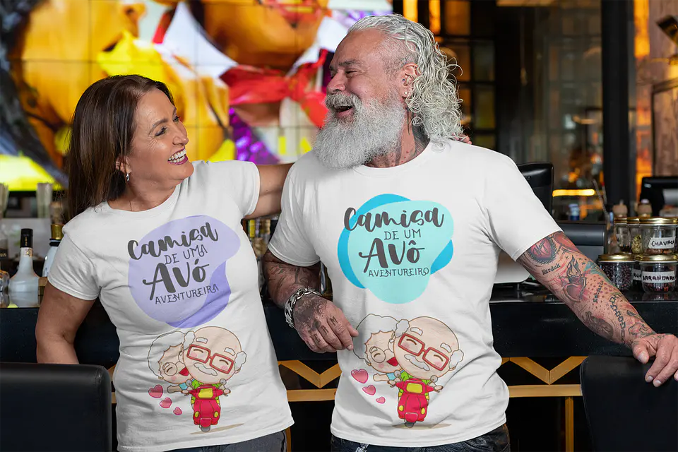 T-shirt para a melhor vovó e vovô 13