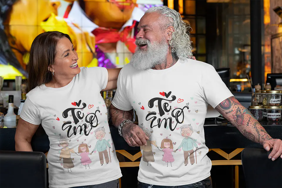 T-shirt para a melhor vovó e vovô 14