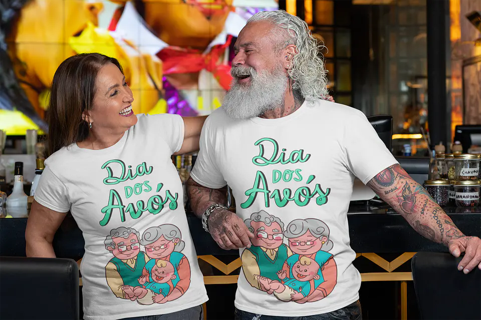 T-shirt para a melhor vovó e vovô 15