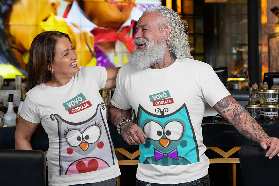 T-shirt para a melhor vovó e vovô 17