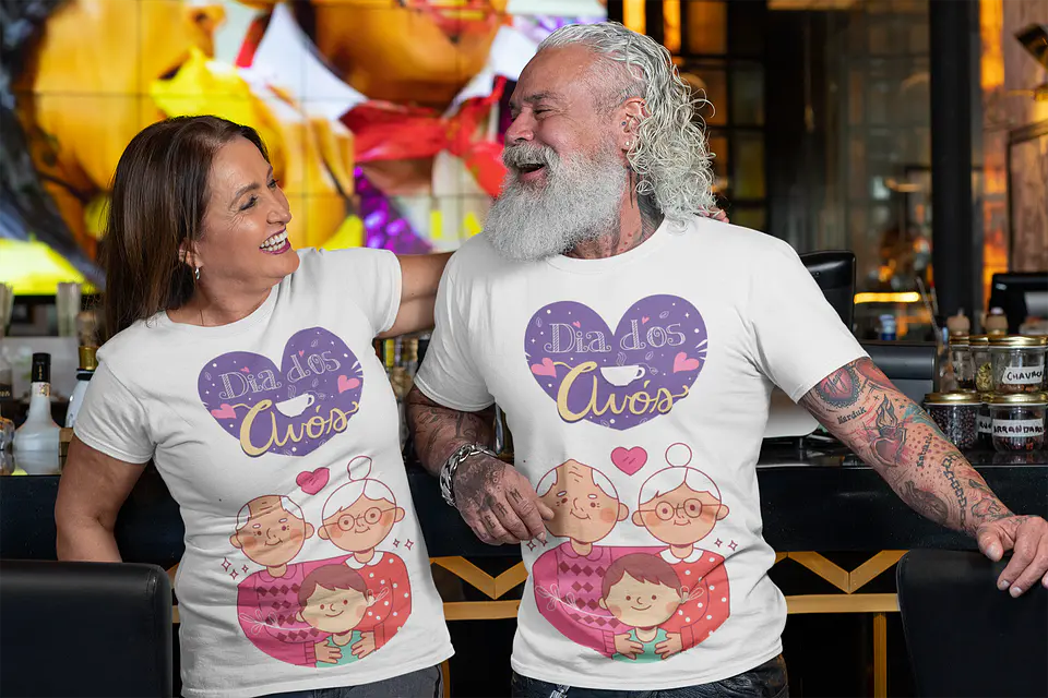 T-shirt para a melhor vovó e vovô 23