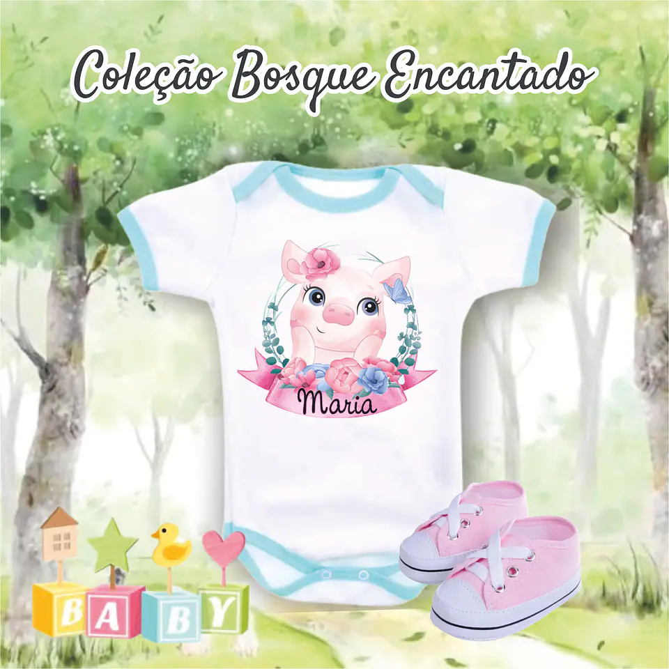 Body infantil, colección bosque encantado  1