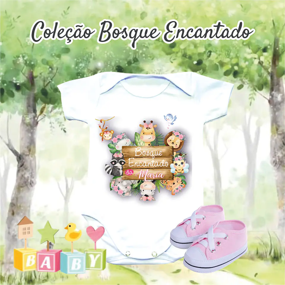 Body infantil, colección bosque encantado  2