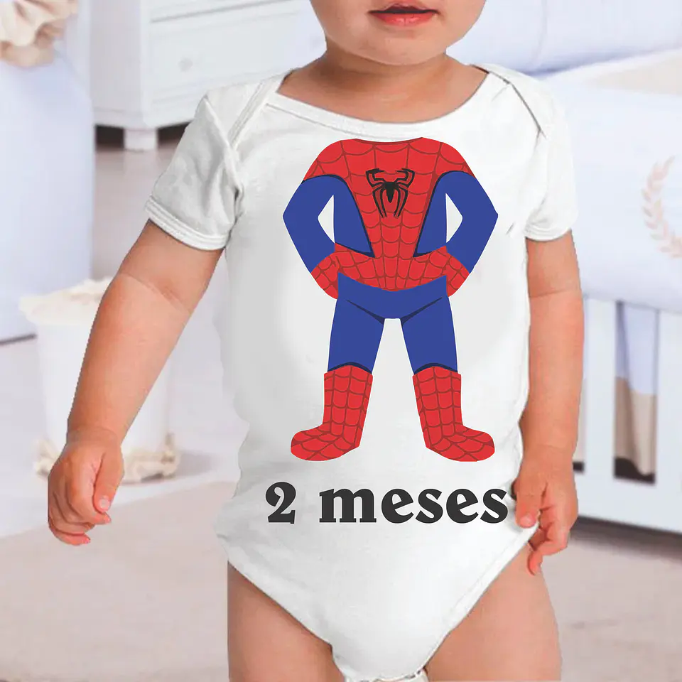 Superhero Monthiversary Baby Bodysuit 14