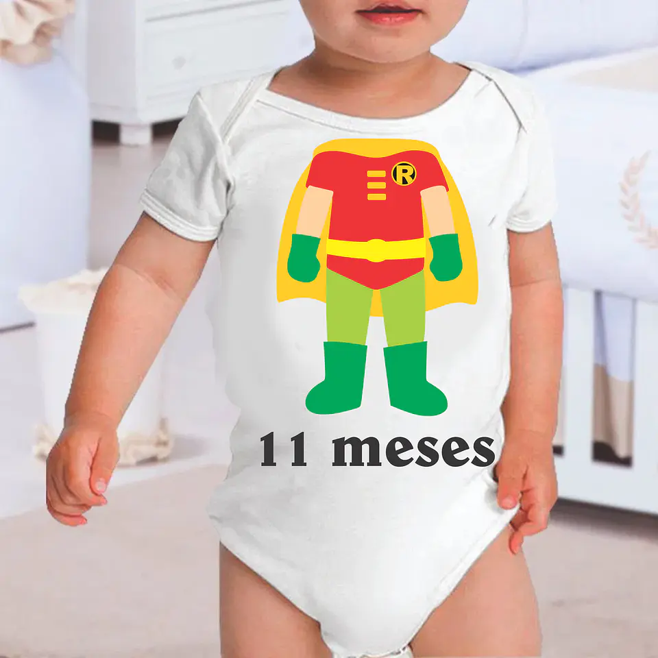 Superhero Monthiversary Baby Bodysuit 23