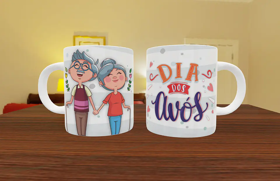 Taza del Día de los Abuelos - Abuelo y Abuela  2