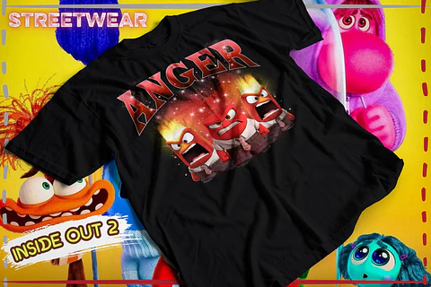 Camiseta negra Inside Out 2