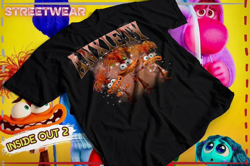 Camiseta negra Inside Out 2 4