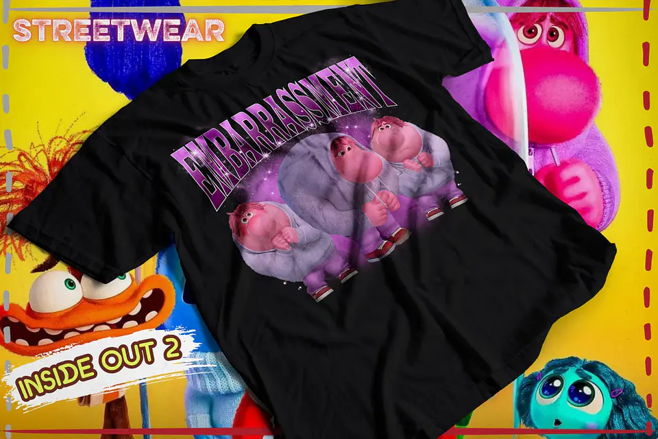Camiseta negra Inside Out 2 6
