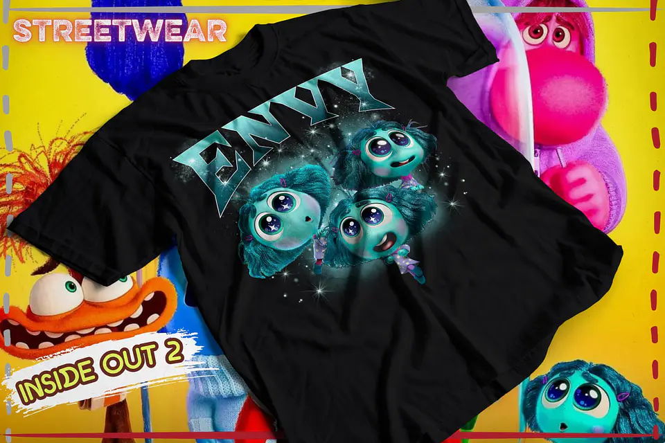 Camiseta negra Inside Out 2 8