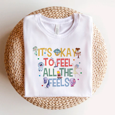 Camiseta blanca de Inside Out 2