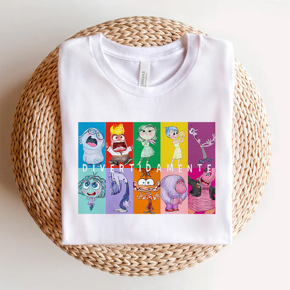 T-shirt Divertidamente 2 Branca 3