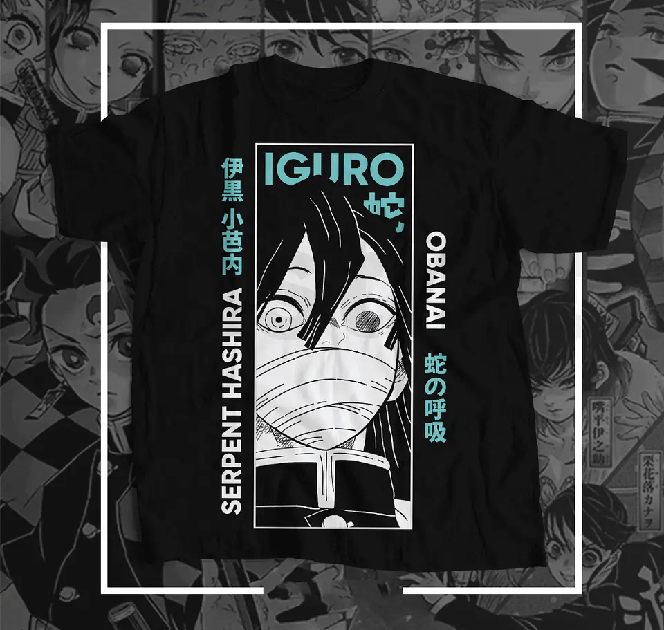 Demon Slayer Black T-Shirt  2