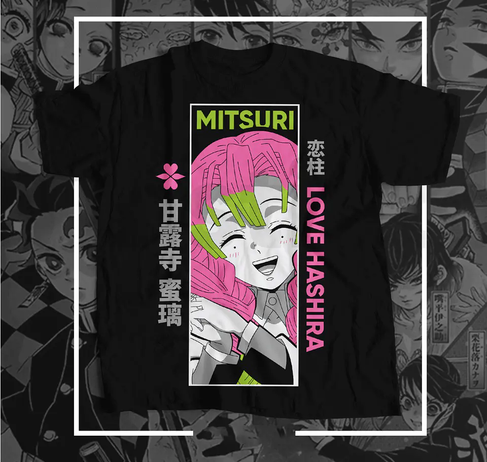 Demon Slayer Black T-Shirt  3