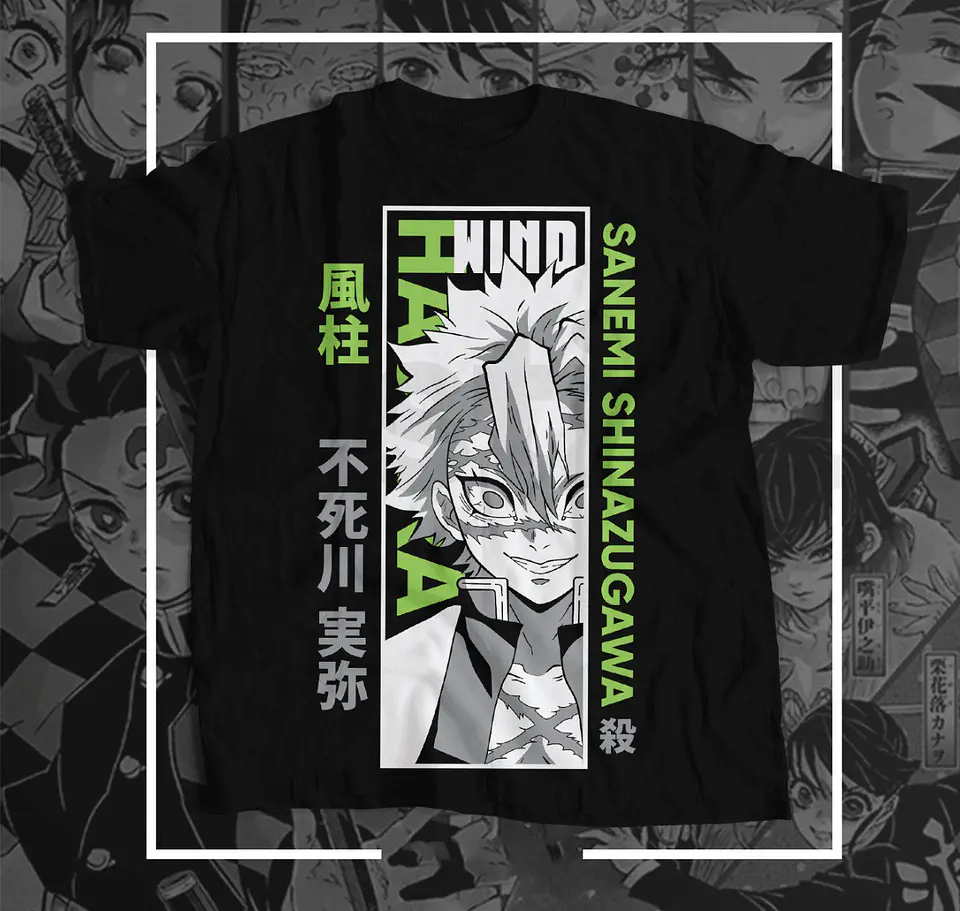 Demon Slayer Black T-Shirt  6