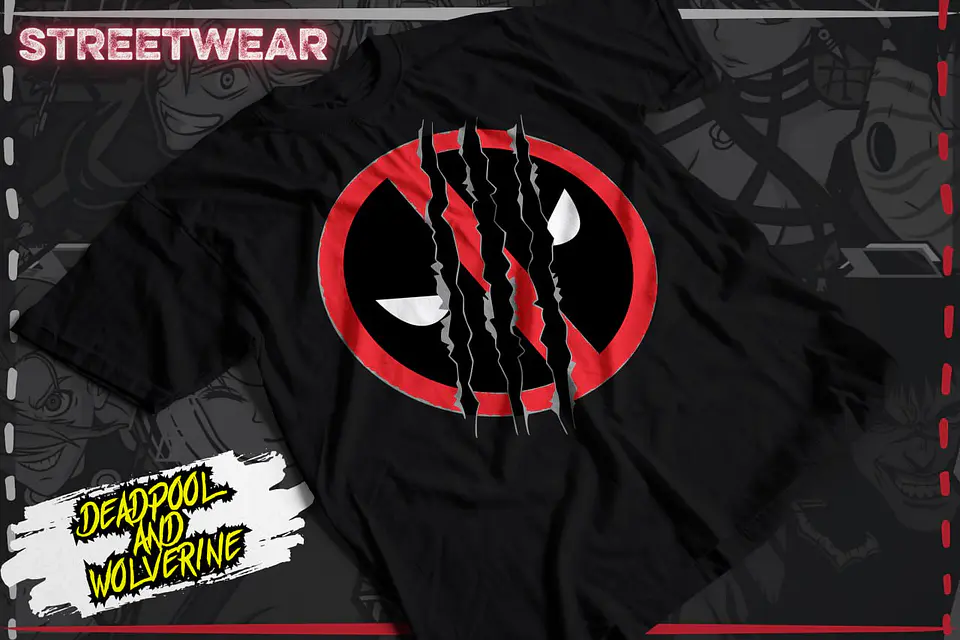 T-shirt Deadpool e Wolverine 1