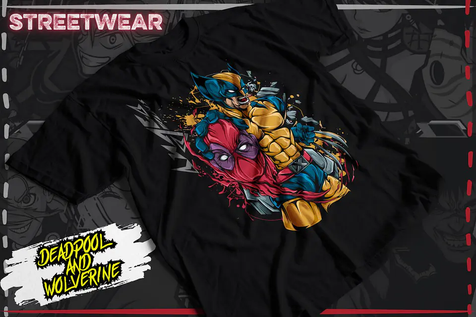 T-shirt Deadpool e Wolverine 2