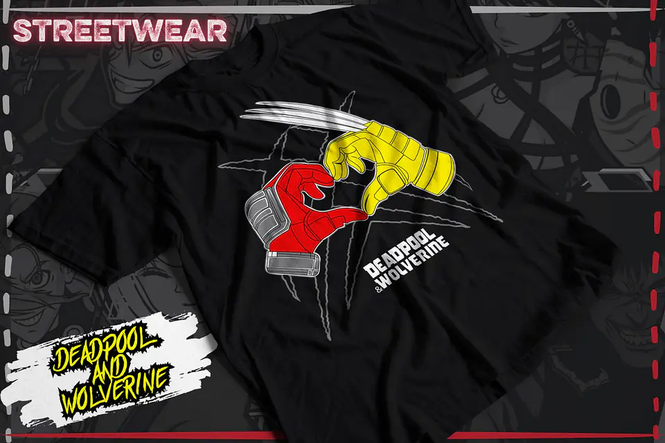 T-shirt Deadpool e Wolverine 4