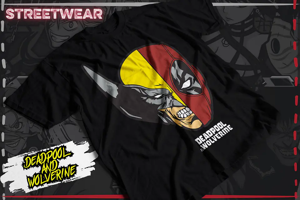 T-shirt Deadpool e Wolverine 7