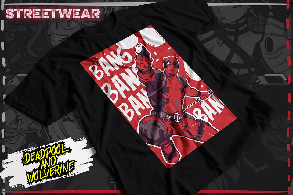T-shirt Deadpool e Wolverine 8