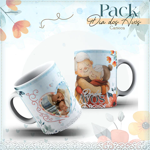 Kit Dia dos Avós Caneca